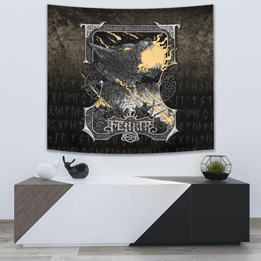 Tspinners Tapestry -Viking Fenrir Tapestry A7