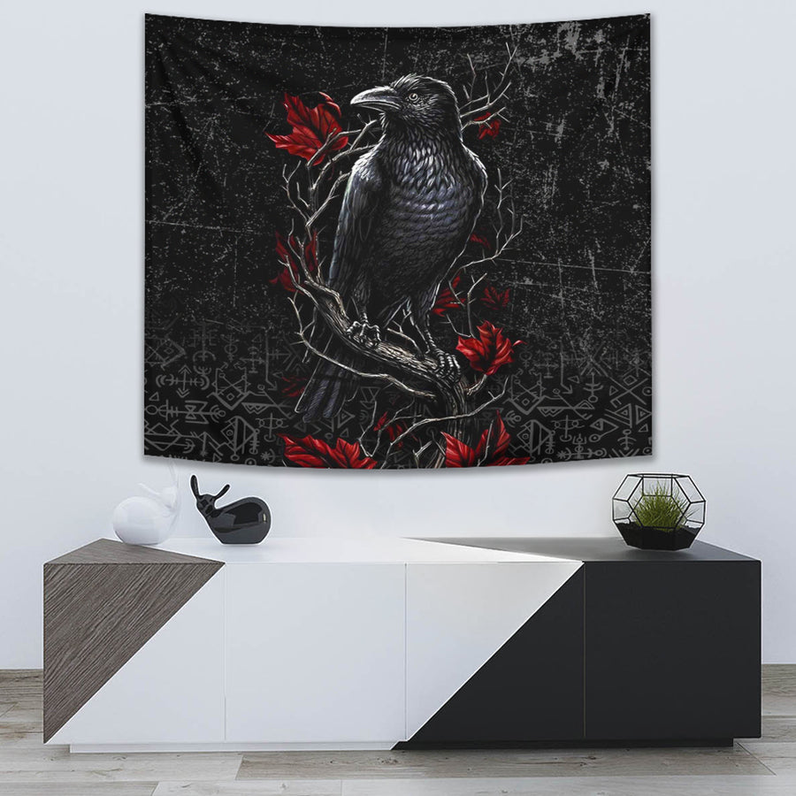 Tspinners Tapestry - Viking on a Tree Branch Tapestry A35