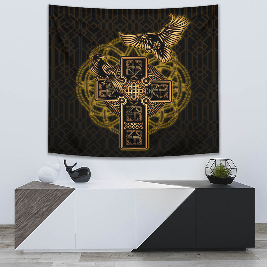 Tspinners Tapestry -Viking Raven Tapestry A95