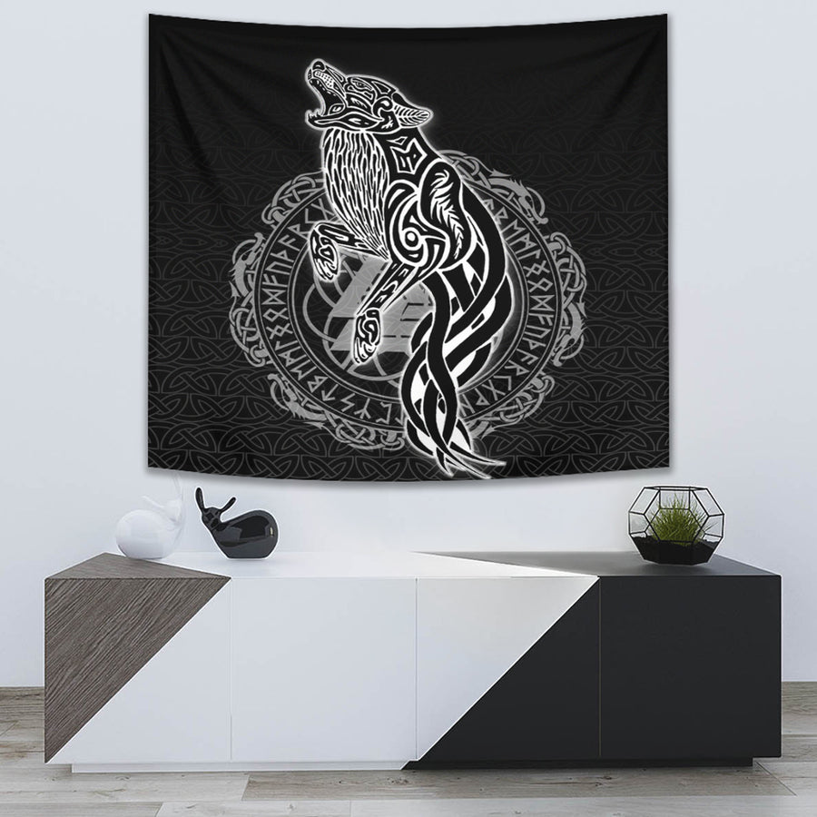 Tspinners Tapestry -Wolf Viking Tapestry A95