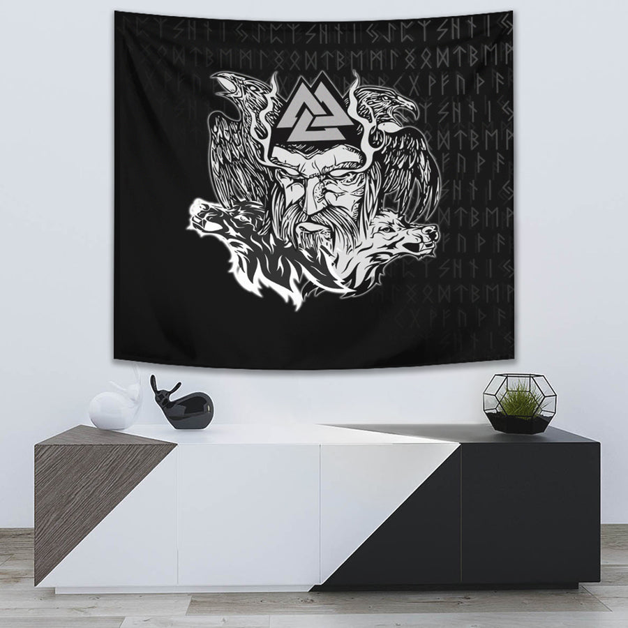 Tspinners Tapestry -Odin Viking Set Tapestry A95