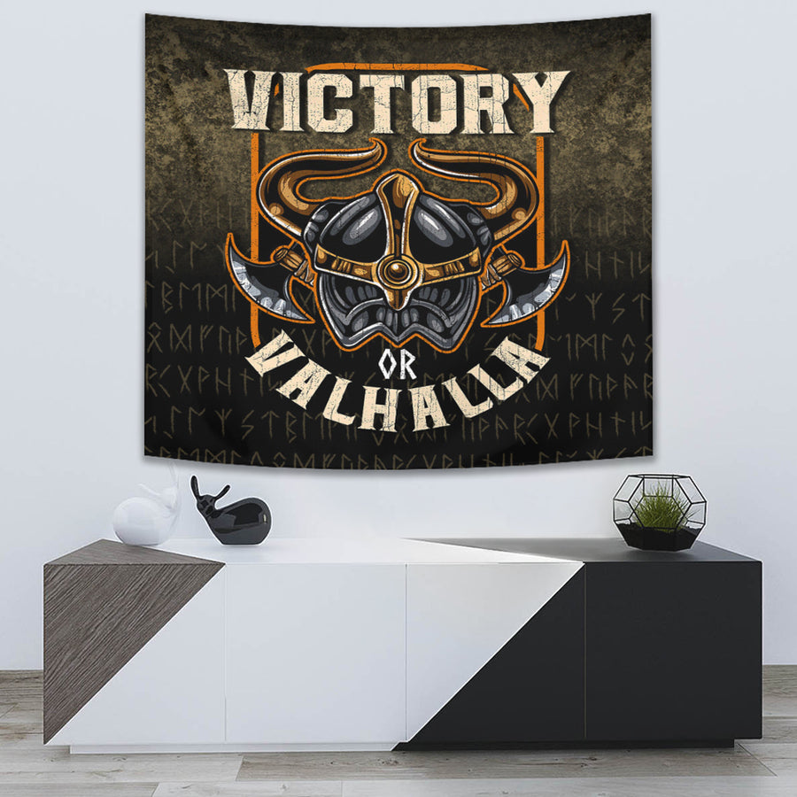 Tspinners Tapestry - Viking-Mythology-Victory-Or-Valhalla-Norse Tapestry A7
