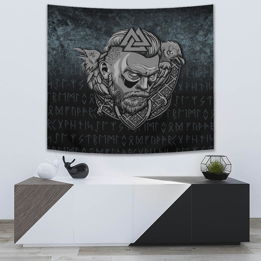 Tspinners Tapestry - Victory or Valhalla Warrior Tapestry A7