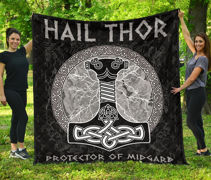 Tspinners Thor's Hammer Mjollnir Premium Quilt A7