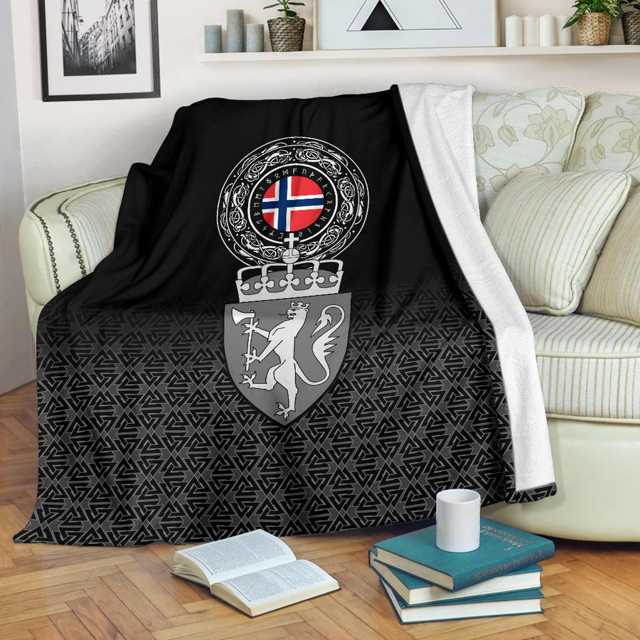 Tspinners Premium Blanket - Norway Coat Of Arms A31