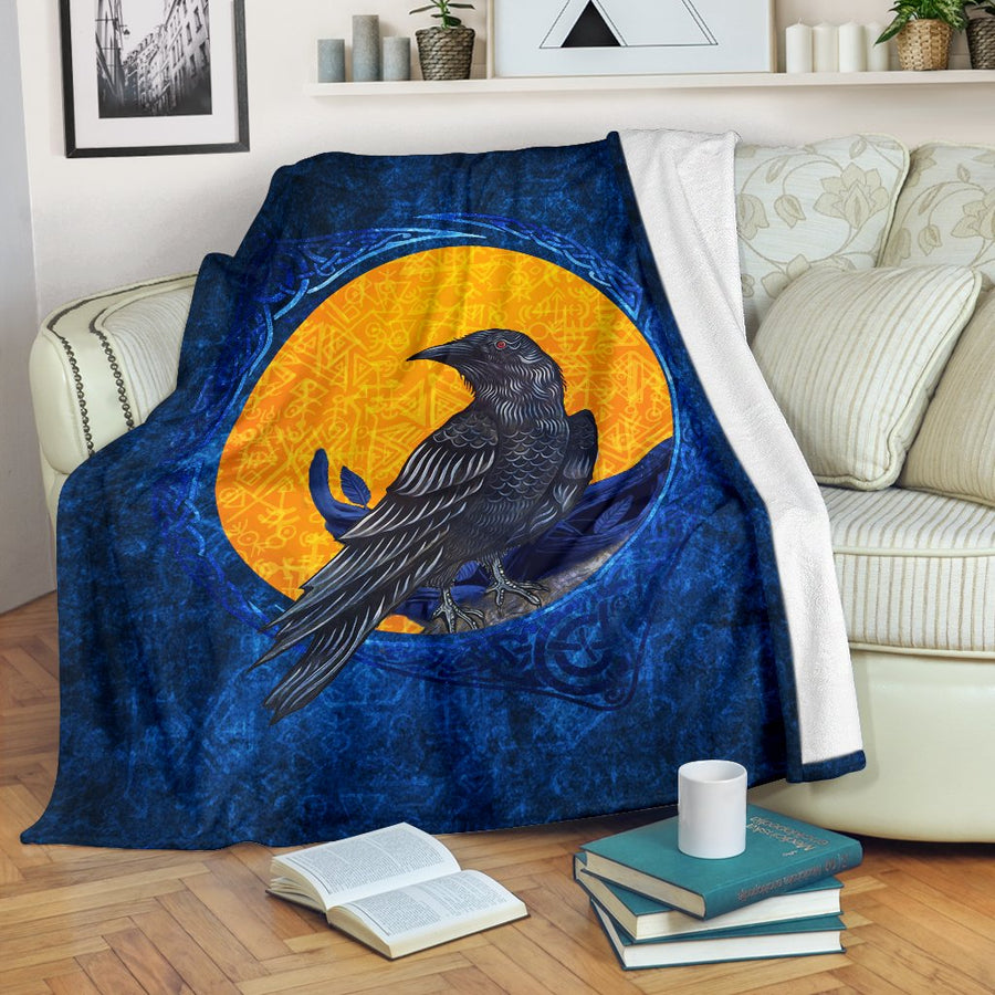 Tspinners - Raven and Moon Premium Blanket A7