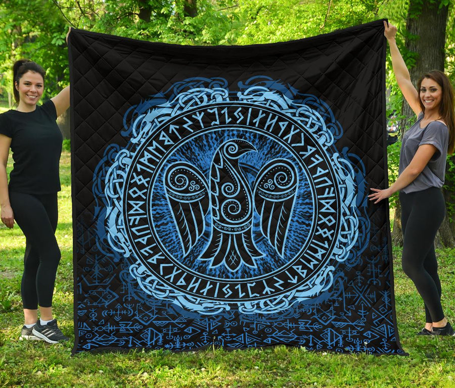 Copy of Tspinners Warrior Tattoo Odin Premium Quilt A27
