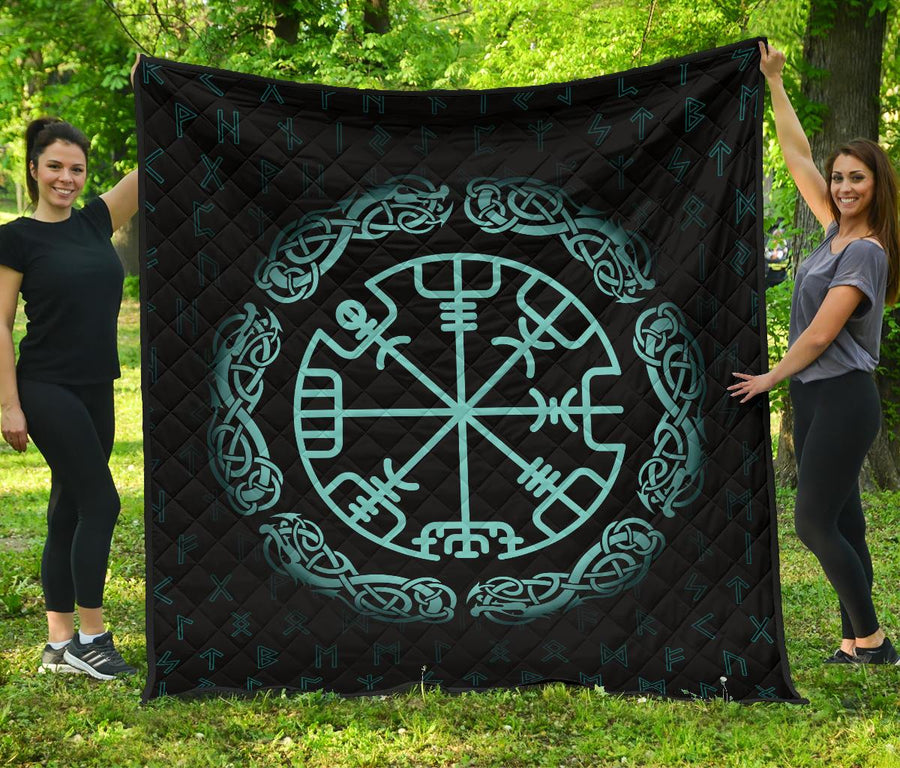 Tspinners Vegvisir Magic Navigation Compass Premium Quilt A7