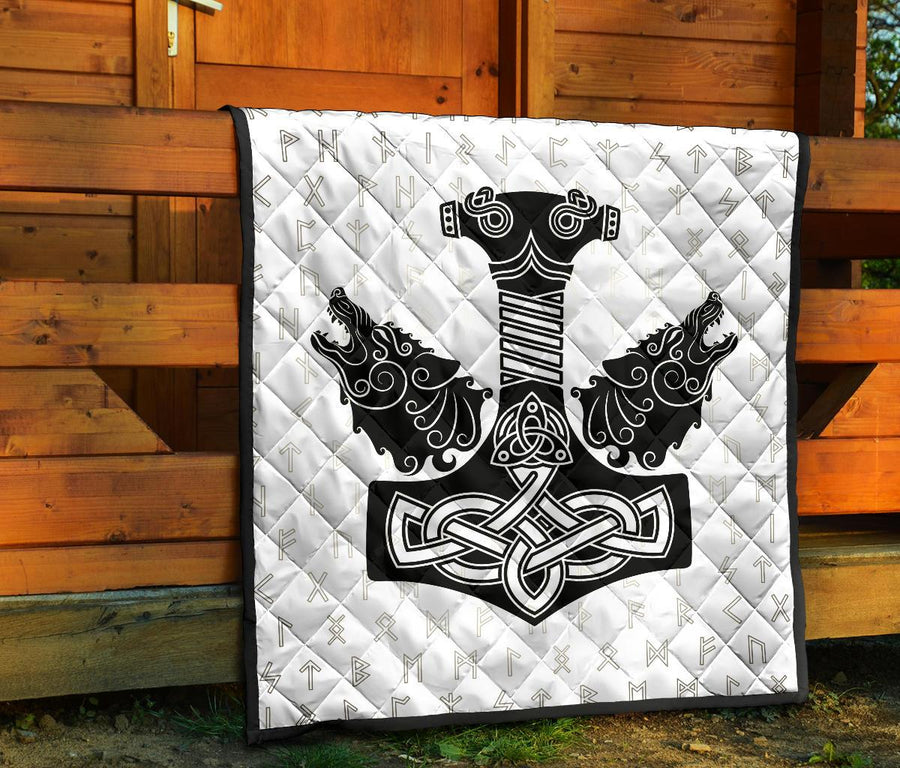 Tspinners Thor S Hammer Mjollnir Premium Quilt A7